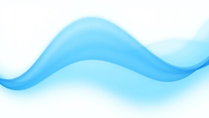 Abstract blue wave background. Generative Ai.