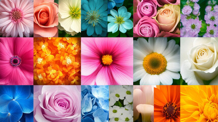 Set of floral elements. Jpeg version also available in gallery