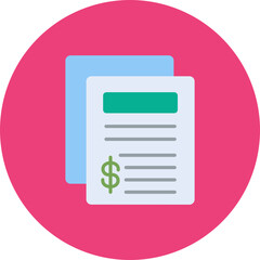 Fototapeta premium Contract Icon