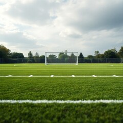 corner of a football field