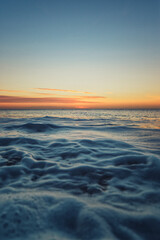 Dawn over the Solent at Southsea, UK
