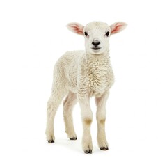Fototapeta premium lamb isolated on white