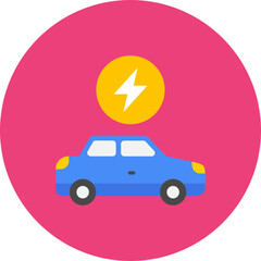 Electric Car Icon