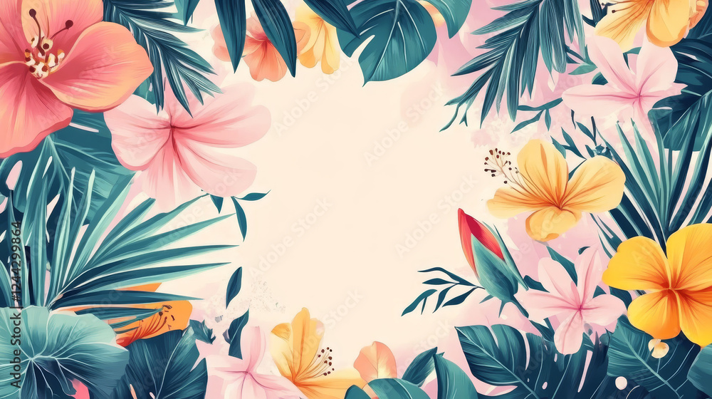 Poster flower pattern for design as a background. jpeg version also available in gallery