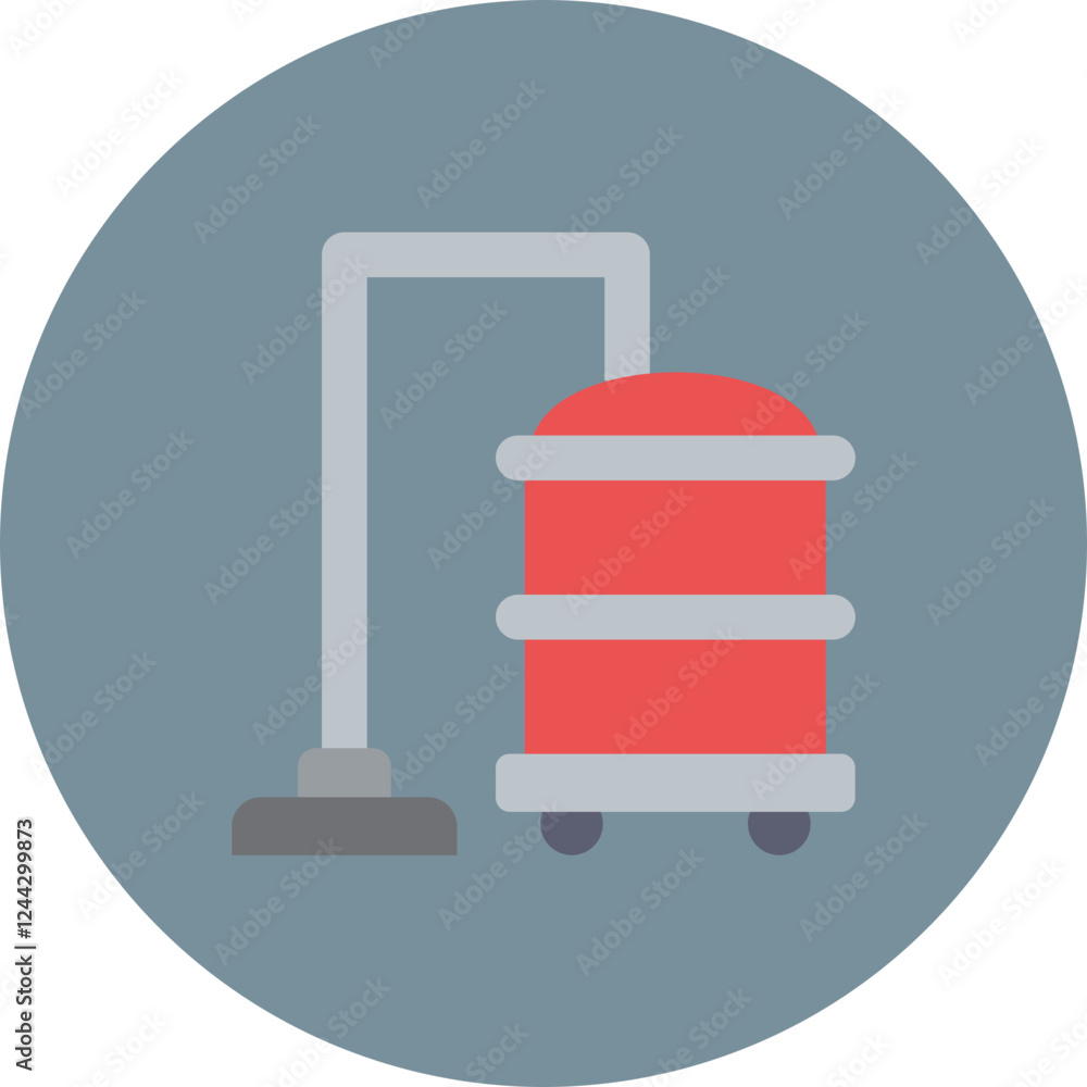 Sticker Vacuum Cleaner Icon