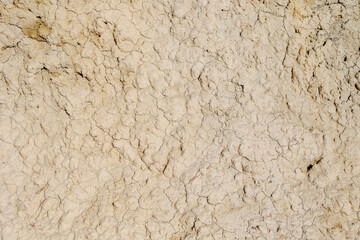 Dry Cracked Earth Surface in the Greek Part of Cyprus