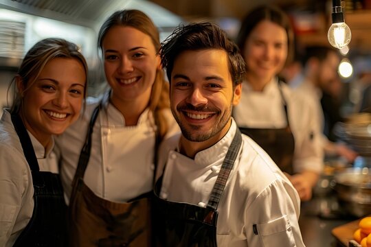 Dynamic Hospitality Provided by Vibrant Restaurant Staff - Powered by Adobe