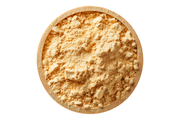 Dried Malt Extract Isolated on Transparent Background PNG.