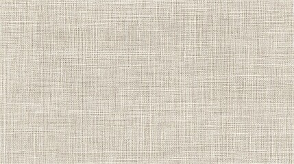Fototapeta premium Close-up of textured linen fabric soft neutral color textile design