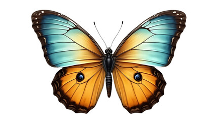 butterfly on white background