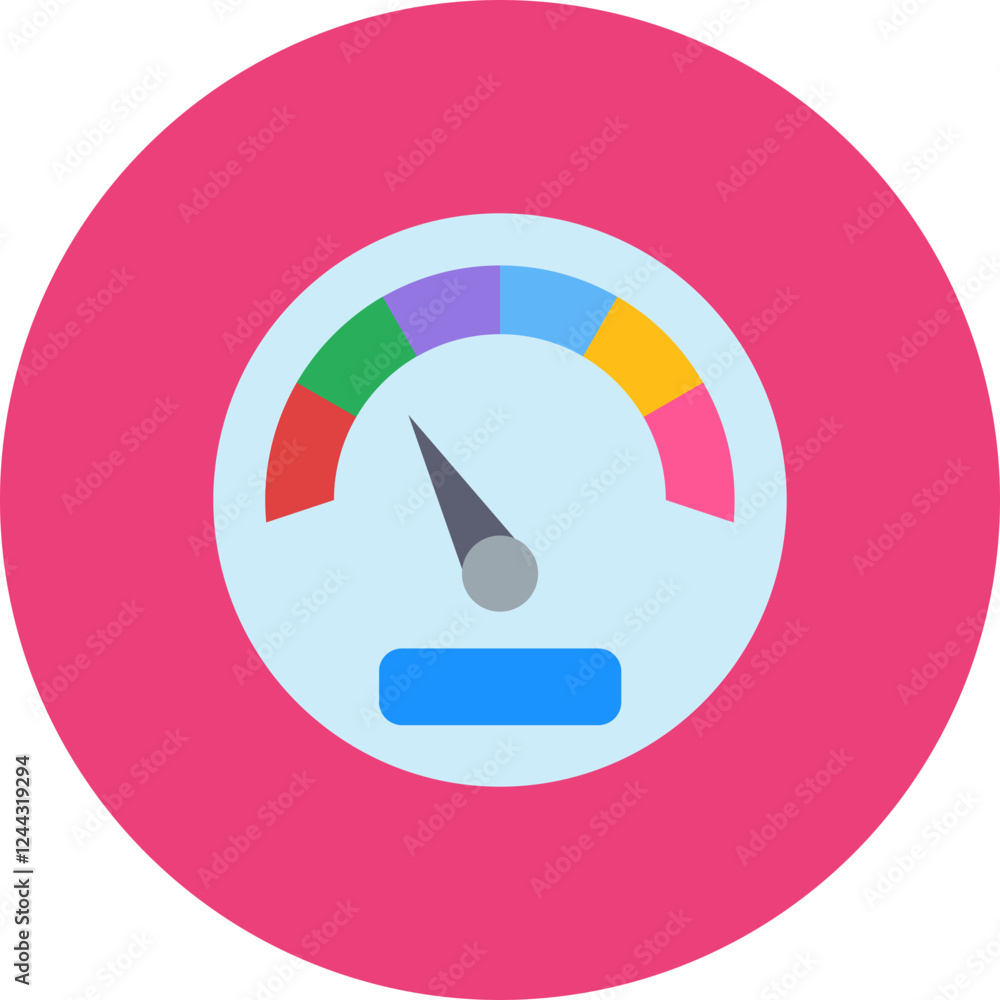 Canvas Prints Speedometer Icon