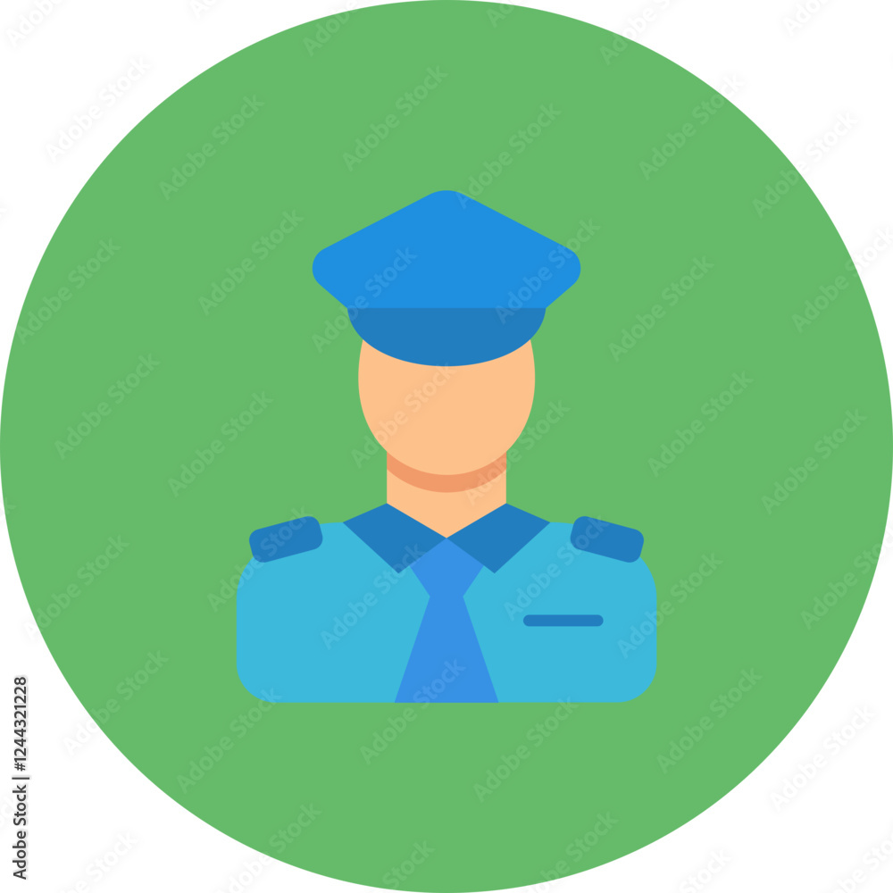 Canvas Prints Security guard Icon