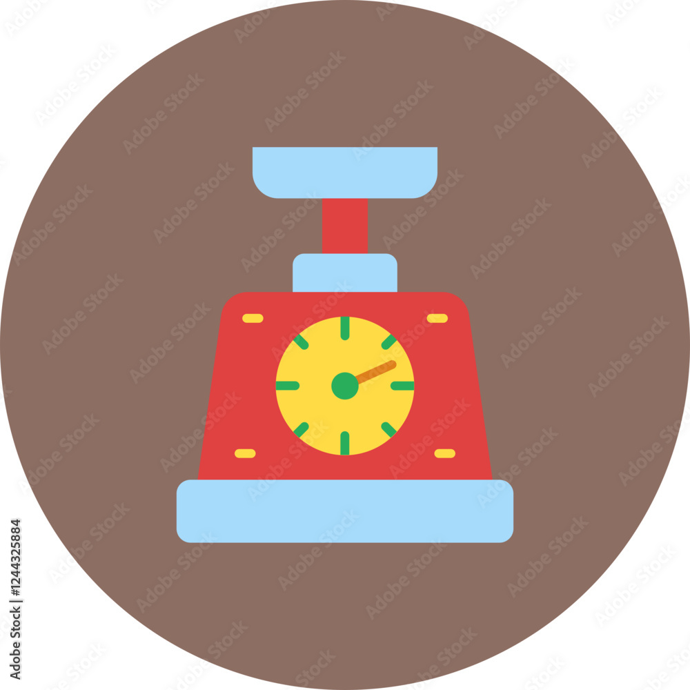 Wall mural Weight scale Icon