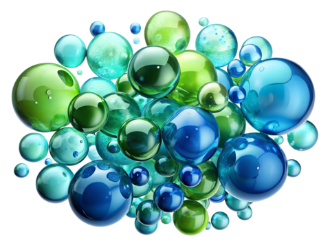 abstract background with bubbles