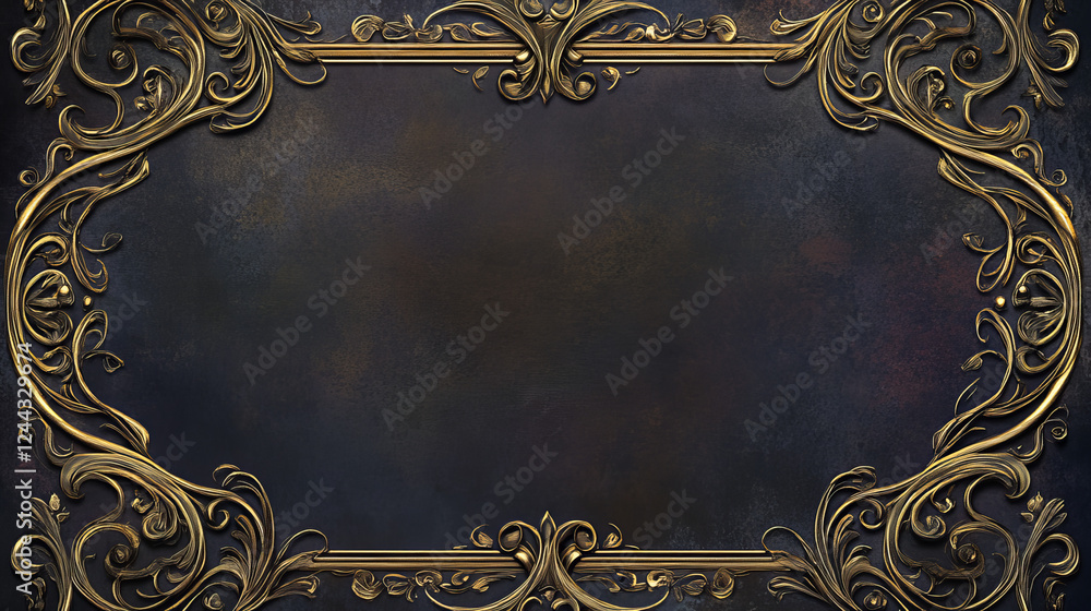 Poster vintage frames and borders set for ornate and embellishment. jpeg version also available in gallery