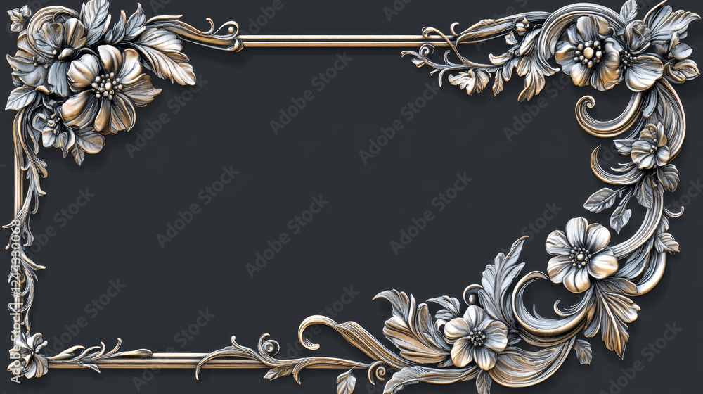 Aufkleber vintage frames and borders set for ornate and embellishment. jpeg version also available in gallery