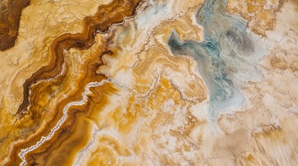 Obraz premium Awe-Inspiring Earth's Majestic Patterns, A Stunning Abstract Landscape Art
