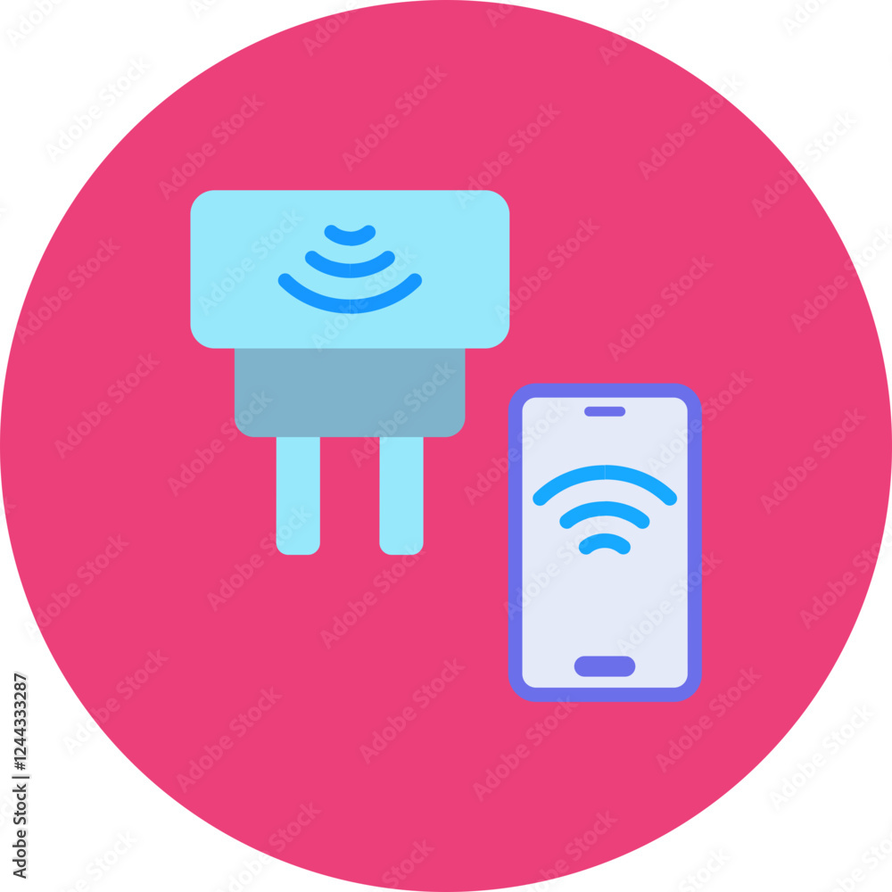 Sticker Smart Plug Icon