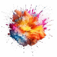 Fototapeta premium Colour Explosion - AI Generated
