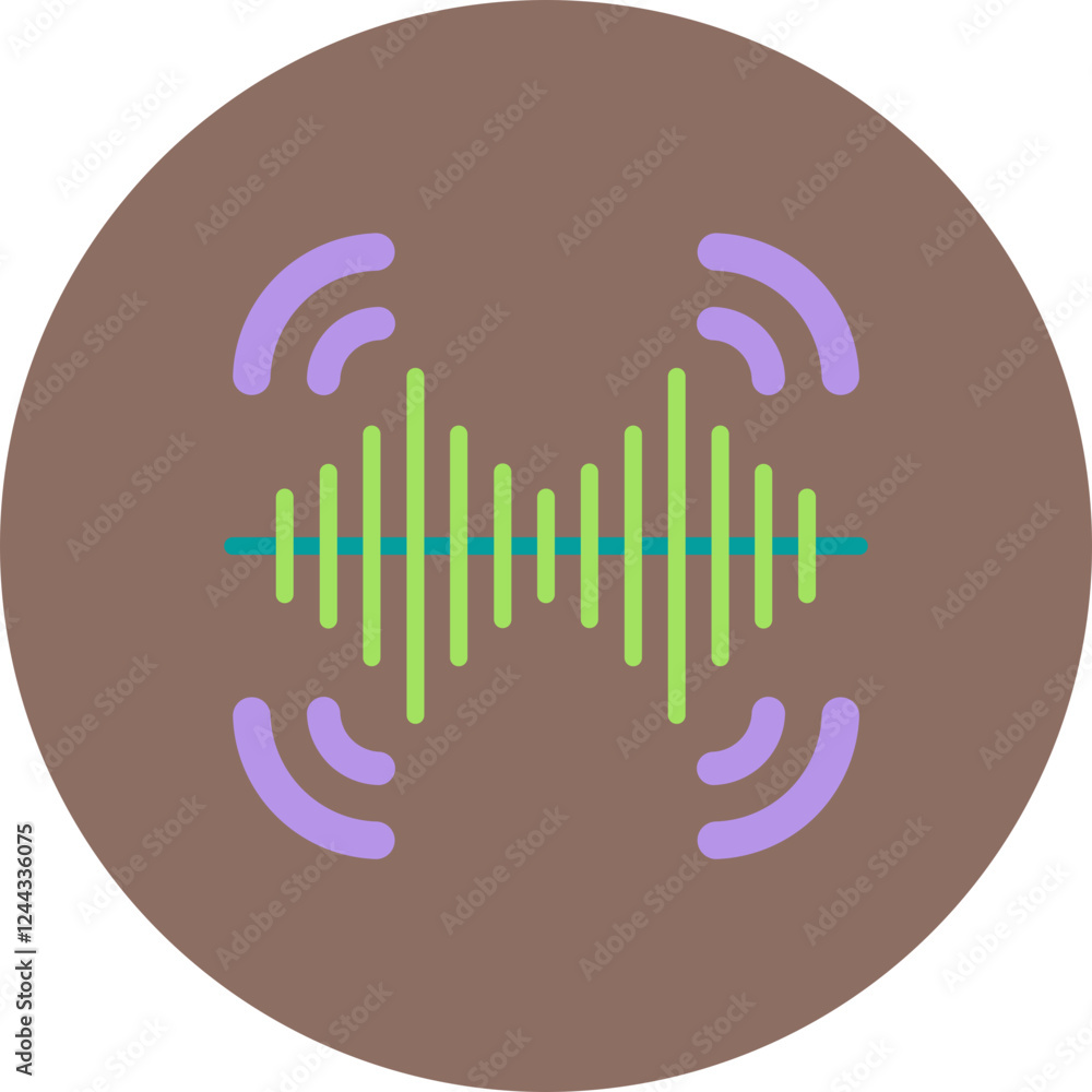 Poster Sound Waves Icon