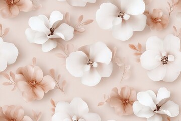 This artwork features delicate watercolor florals, showcasing a harmonious blend of pastel and earthy tones. Perfect for enhancing stationery, textile prints, and branding materials