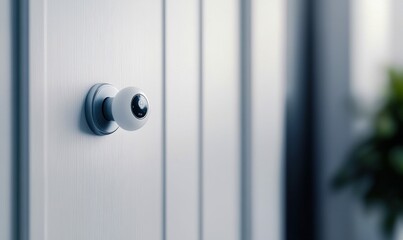 Cozy Home Entryway with Traditional Decor and Advanced Technology Fusion. Generative ai