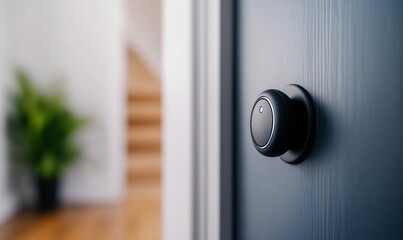 Cozy Home Entryway with Traditional Decor and Advanced Technology Fusion. Generative ai