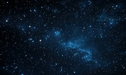 Expansive night sky glowing with a myriad of stars above a serene desert, showcasing the beauty of the cosmos.