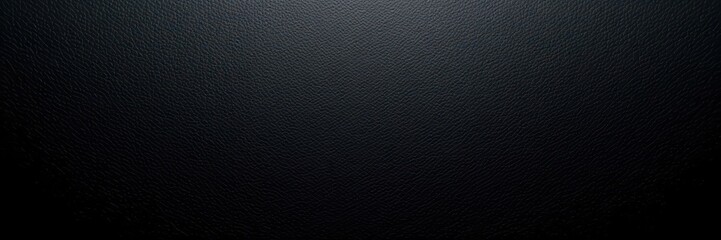 Smooth black leather, fine grain, subtle shine , close-up, surface texture