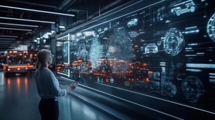 Future technology driven car data visualization