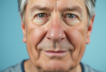 Photorealistic portrait of a male with a large nose