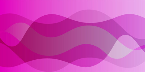 Template Background With Wave Geometric Shape. For Design, Presentation, Business. Vector Illustration with Color Gradient