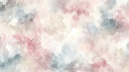 Soft Artistic Watercolor Background in Pastel Shades of Pink and Blue