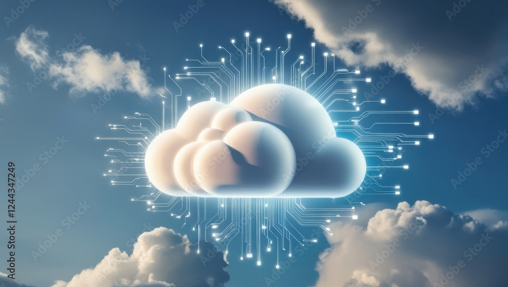 Fototapete cloud computing: a revolutionary technology for data storage and processing