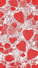 A Captivating Visual Feast of Red Strawberries
