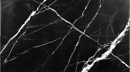 Luxurious black marble texture with intricate white veining for high-end decor, premium branding, or digital design projects requiring a bold and opulent artistic appeal
