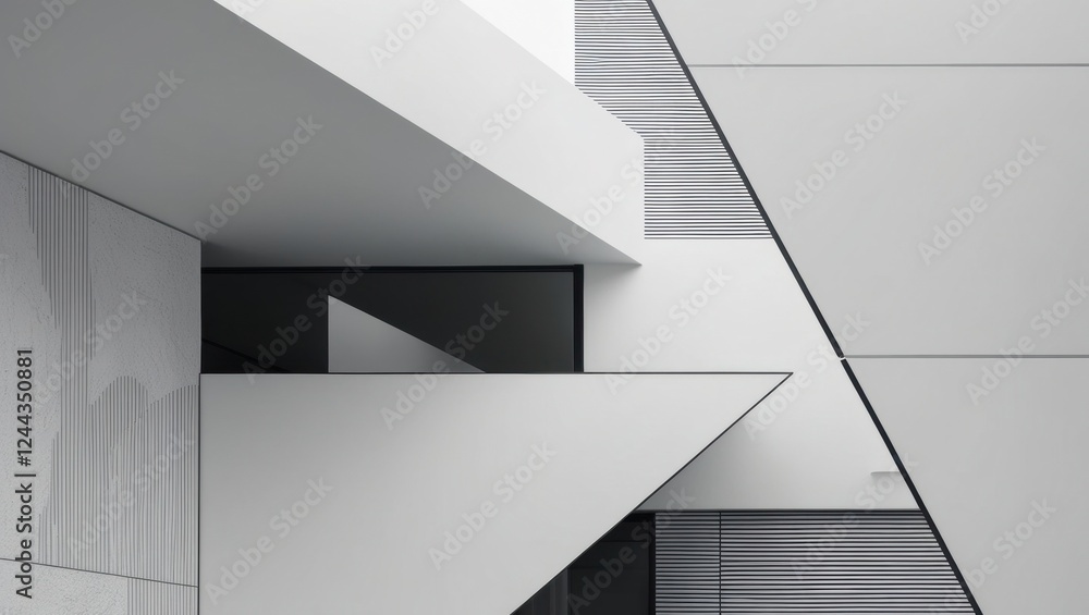Poster abstract modern architecture design