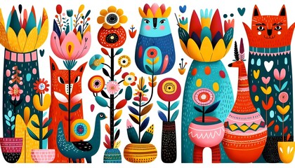 Jardines Encantados: Criaturas y Flores Mágicas