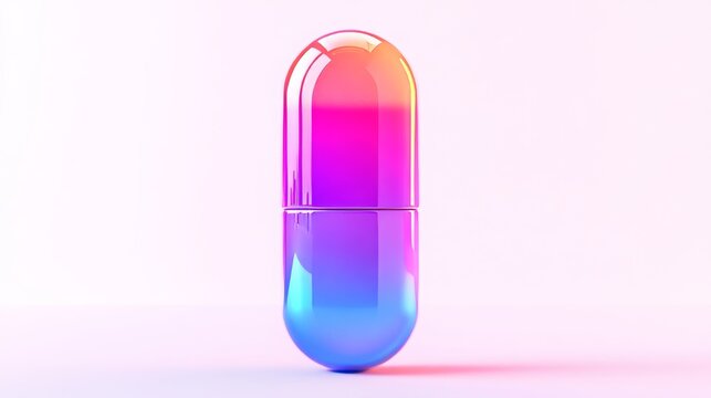 Pill icon illustration on a white background