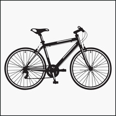 Fototapeta premium cycle ,bicycle silhouette