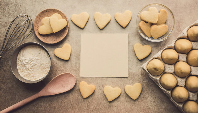 the Perfect Recipe for Homemade Baked Heart Shaped Butter Cookies Ideal for Valentines Day with Love in Every Delicious Bite of Finger Food Treats