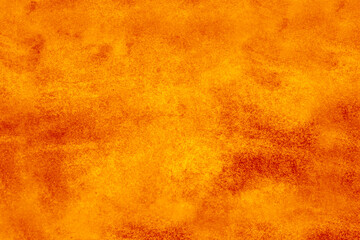 Red burnt fire orange amber yellow abstract watercolor. Bright colorful art background. Empty template design. Autumn halloween.