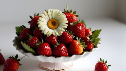 strawberry and chocolate cake