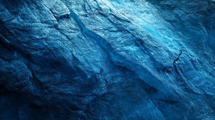 Naklejka premium Abstract Textured Surface Featuring Deep Blue Tones and Shadows