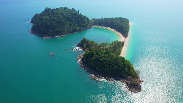 island in the Andaman Sea, Ranong Province, southern Thailand.