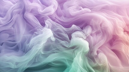Obraz premium Abstract Pastel Swirls: A Dreamlike Texture of Color and Light