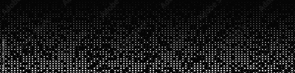 Poster geometrical wide square pattern background design - monochrome abstract vector illustration with dia