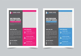 Professional Business Flyer Template , CMYK , Print Ready , Marketing Agency Social Media Post Template, Facebook Post, ,LinkedIn Post