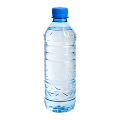 Naklejka premium A plastic bottle of water Isolated on a transparent background, PNG.