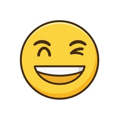 Fototapeta premium happy smiley face emoji 